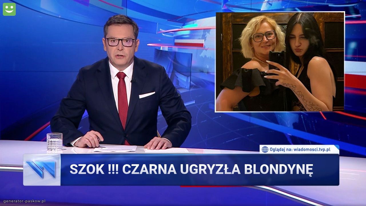 Szok !!! Czarna ugryzła blondynę 