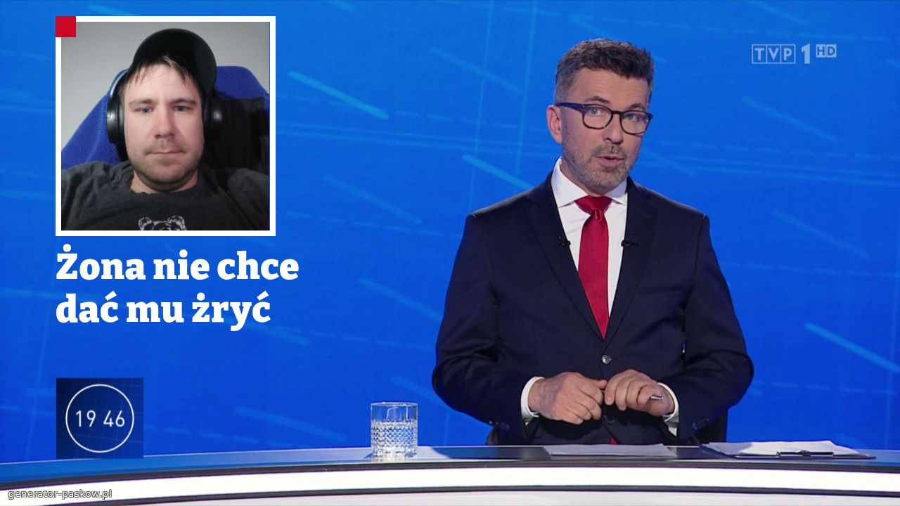 Żona nie chce dać mu żryć