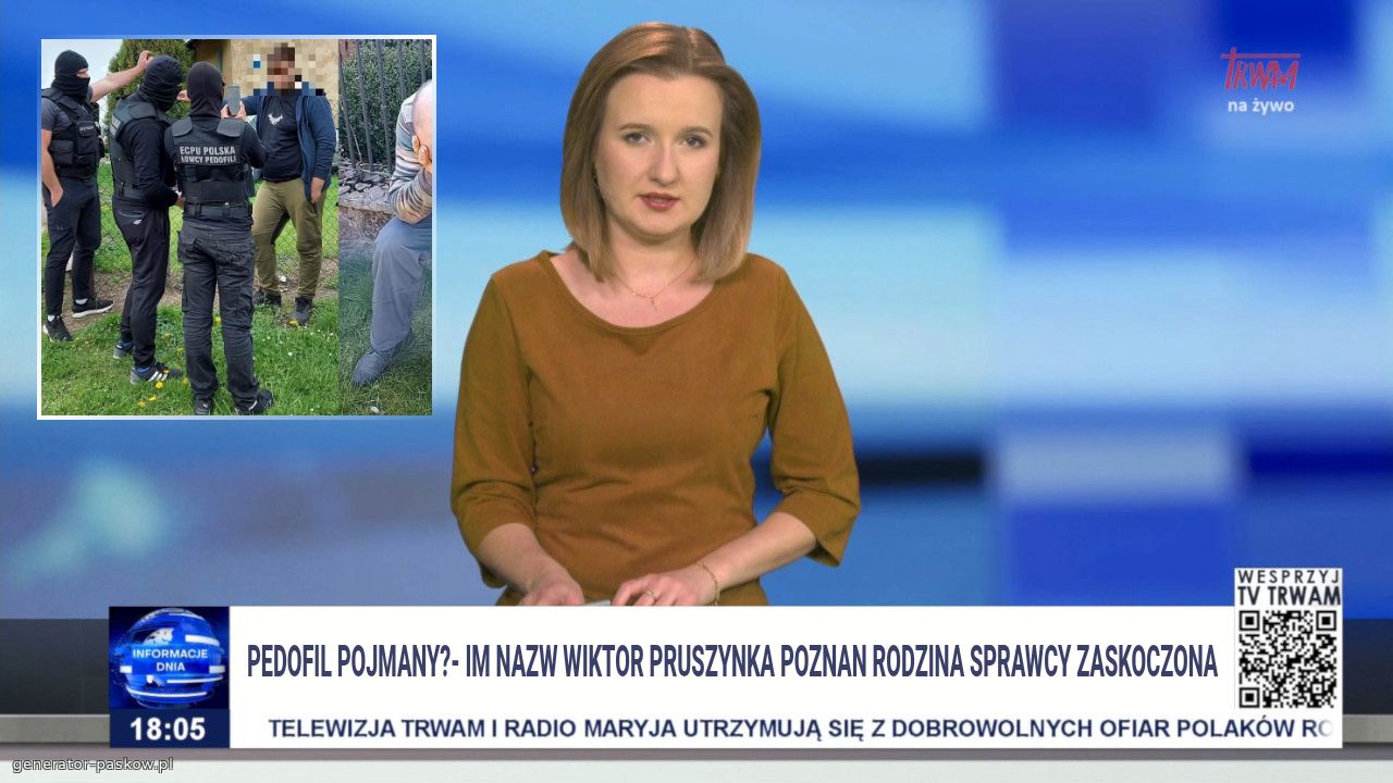 PEDOFIL POJMANY?- IM NAZW WIKTOR PRUSZYNKA POZNAN RODZINA SPRAWCY ZASKOCZONA