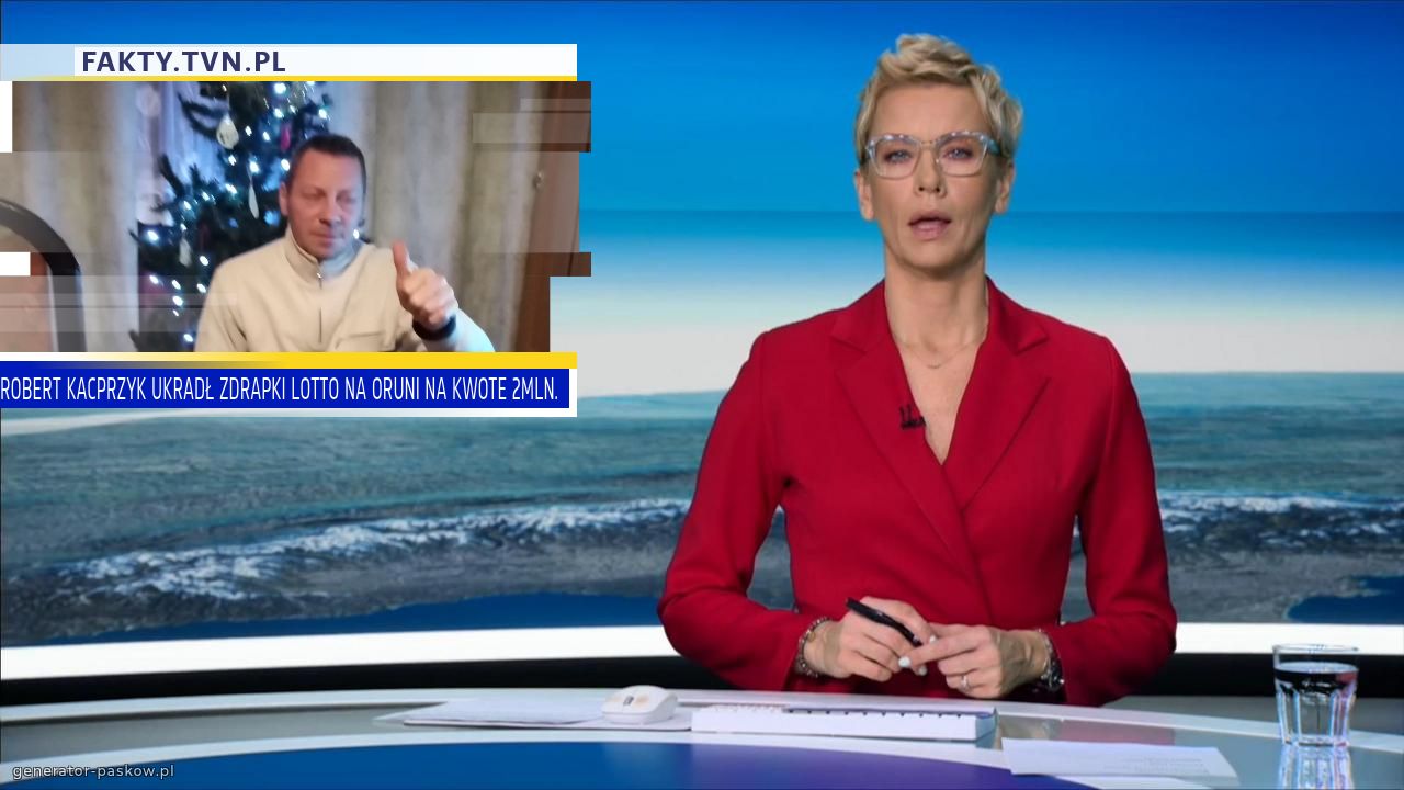 ROBERT KACPRZYK UKRADŁ ZDRAPKI LOTTO NA ORUNI NA KWOTE 2MLN.