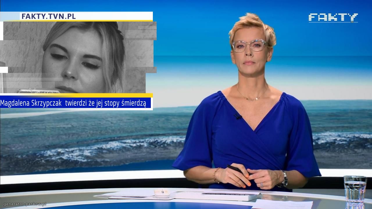 Magdalena Skrzypczak  twierdzi że jej stopy śmierdzą 