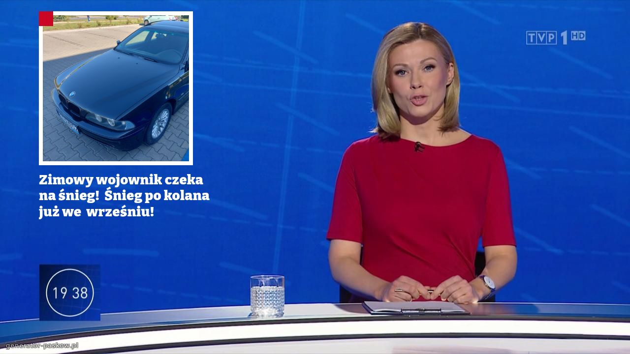 Zimowy wojownik czeka na śnieg!  Śnieg po kolana już we  wrześniu!