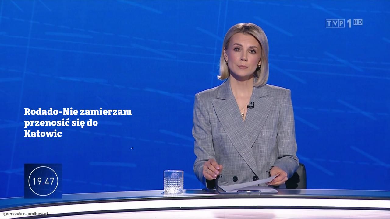 Rodado-Nie zamierzam przenosić się do Katowic 