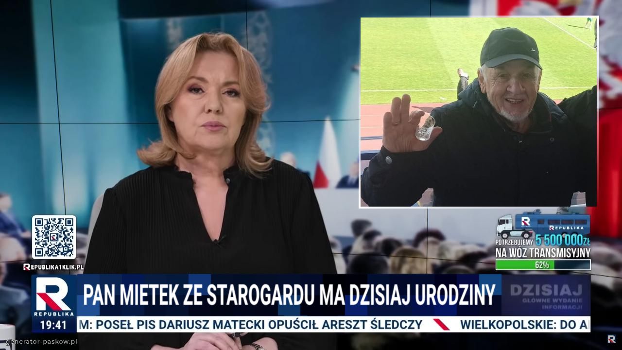 Pan mietek ze Starogardu ma dzisiaj urodziny