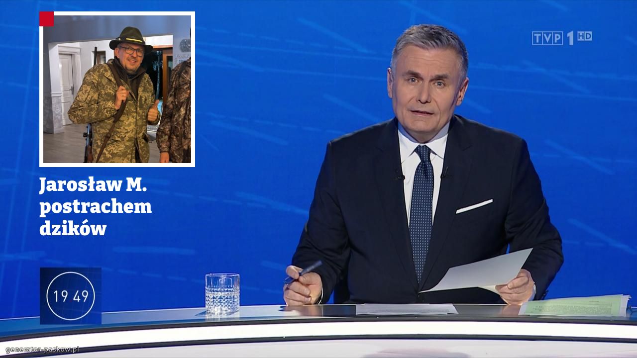 Jarosław M. postrachem dzików