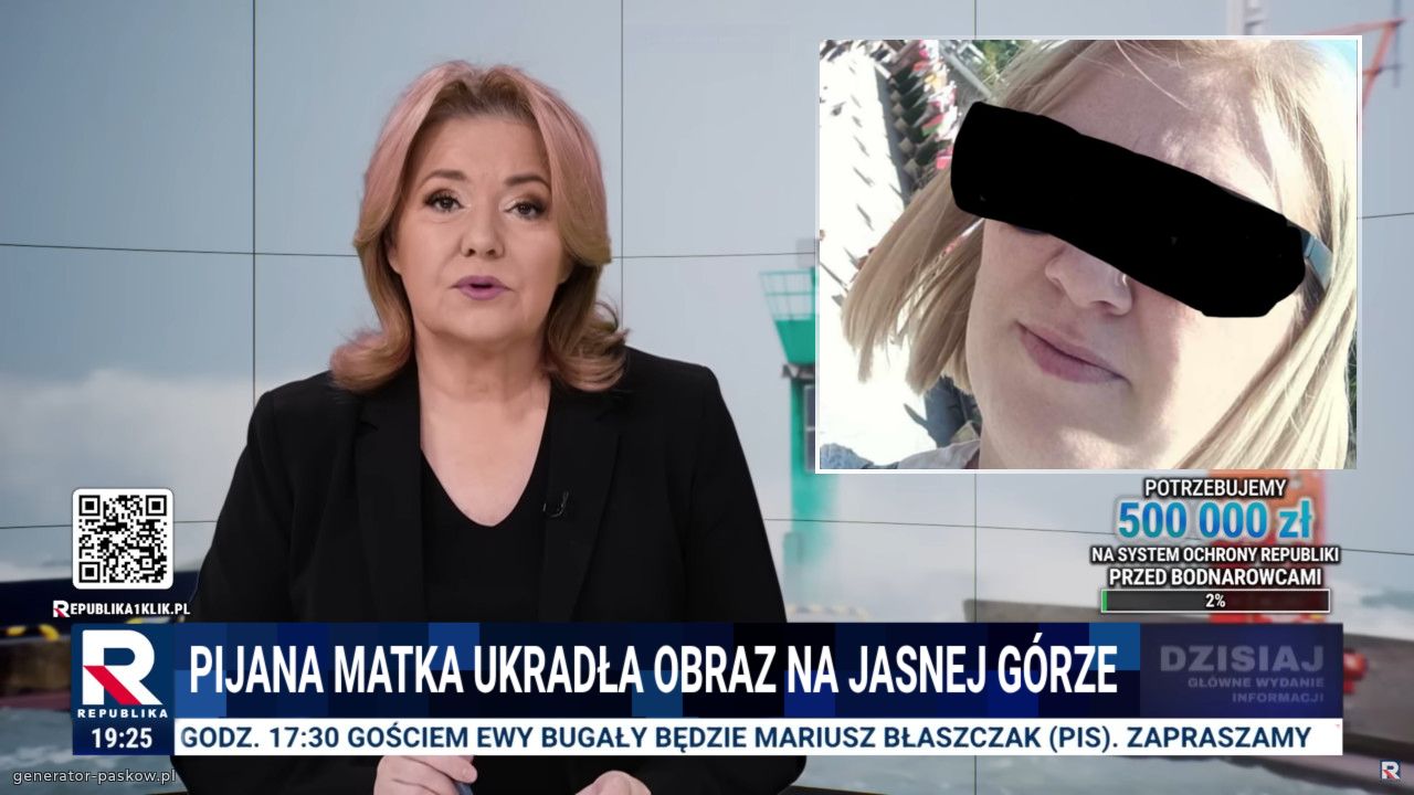 Pijana matka ukradła obraz na jasnej górze 