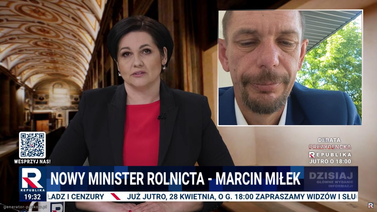 Nowy minister rolnicta - marcin miłek