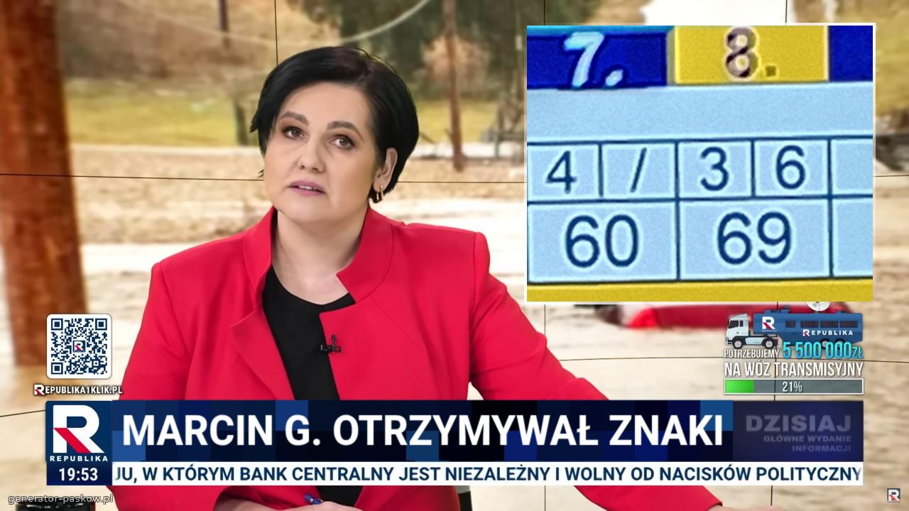 Marcin G. Otrzymywał znaki