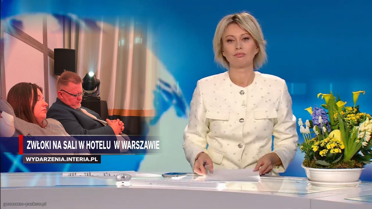 Zwłoki na sali w hotelu  w warszawie