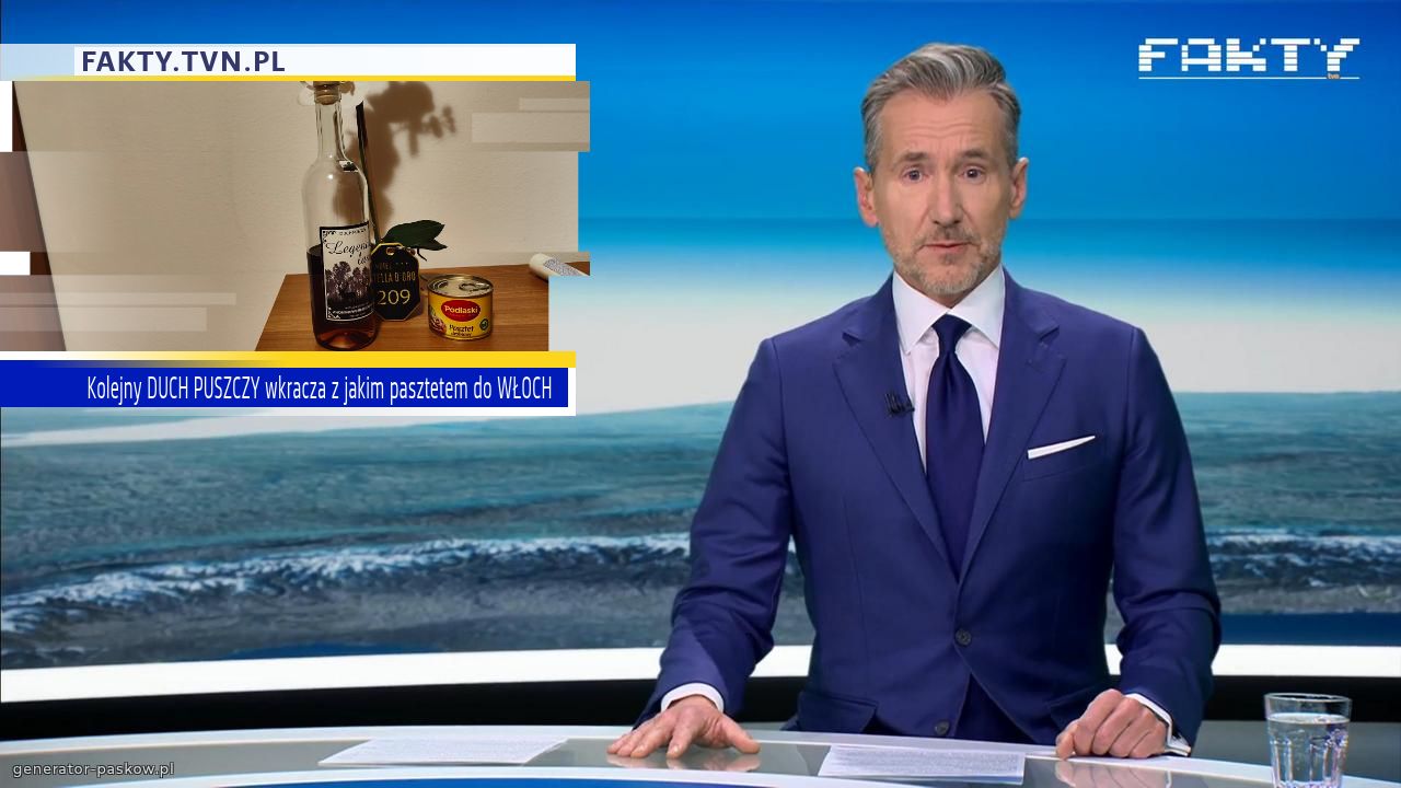 Kolejny DUCH PUSZCZY wkracza z jakim pasztetem do WŁOCH 