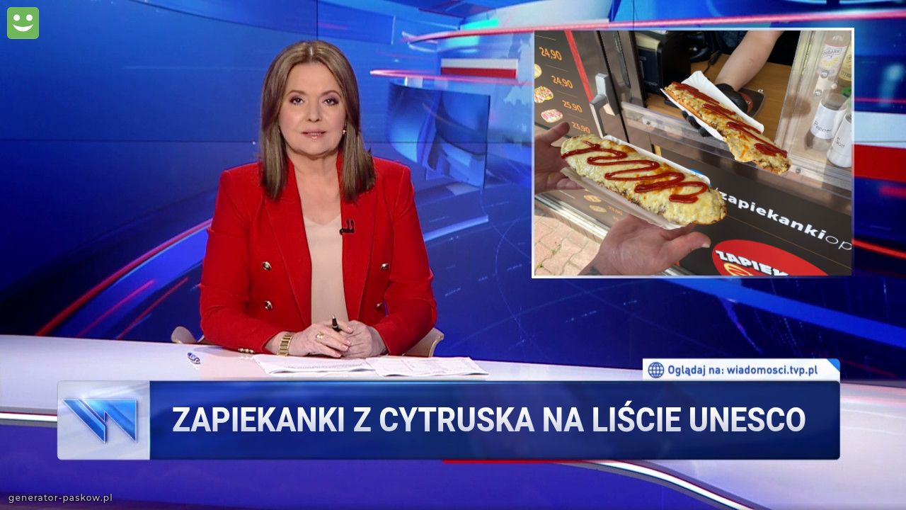 Zapiekanki z cytruska na liście unesco