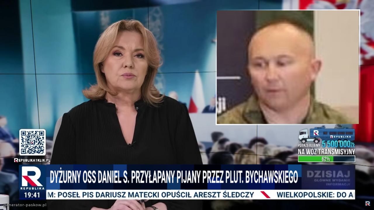 Dyżurny Oss Daniel s. Przyłapany pijany przez plut. Bychawskiego