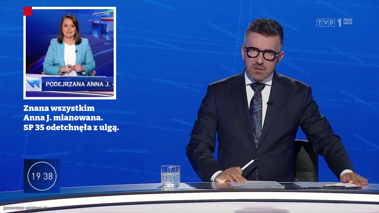 Znana wszystkim 
Anna J. mianowana.
SP 35 odetchnęła z ulgą.