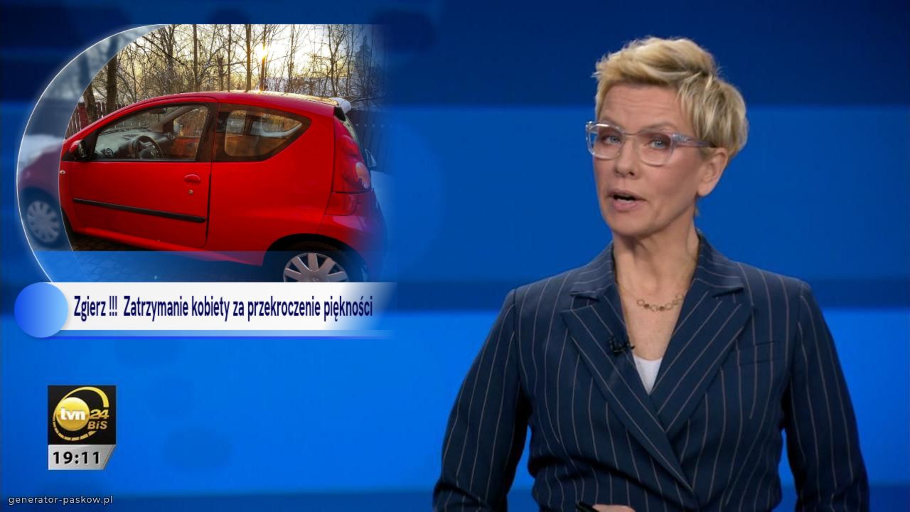 Zgierz !!!  Zatrzymanie kobiety za przekroczenie piękności  