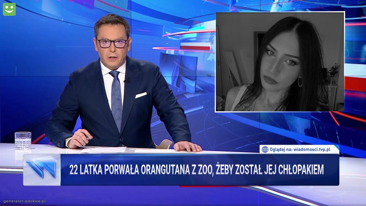 22 latka porwała orangutana z ZOO, żeby został jej chłopakiem 