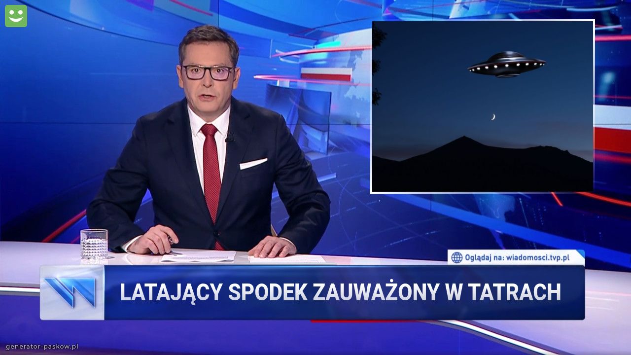 Latający spodek zauważony w Tatrach