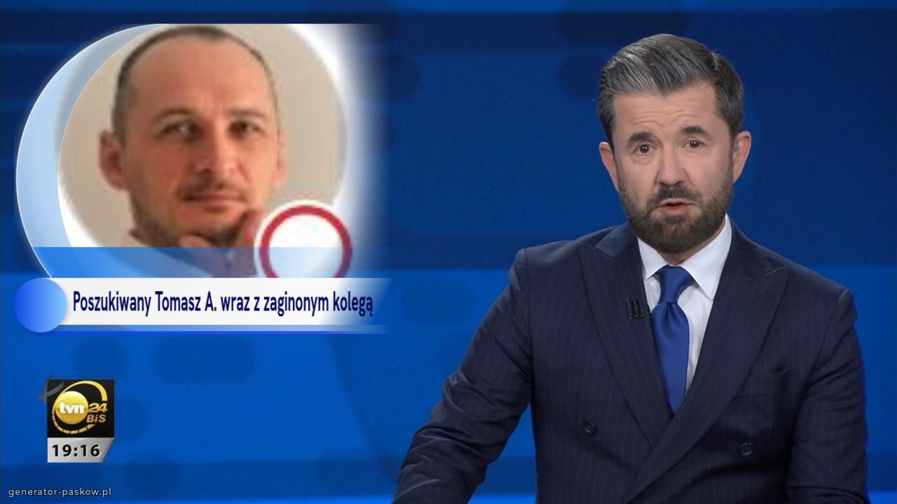 Poszukiwany Tomasz A. wraz z zaginonym kolegą