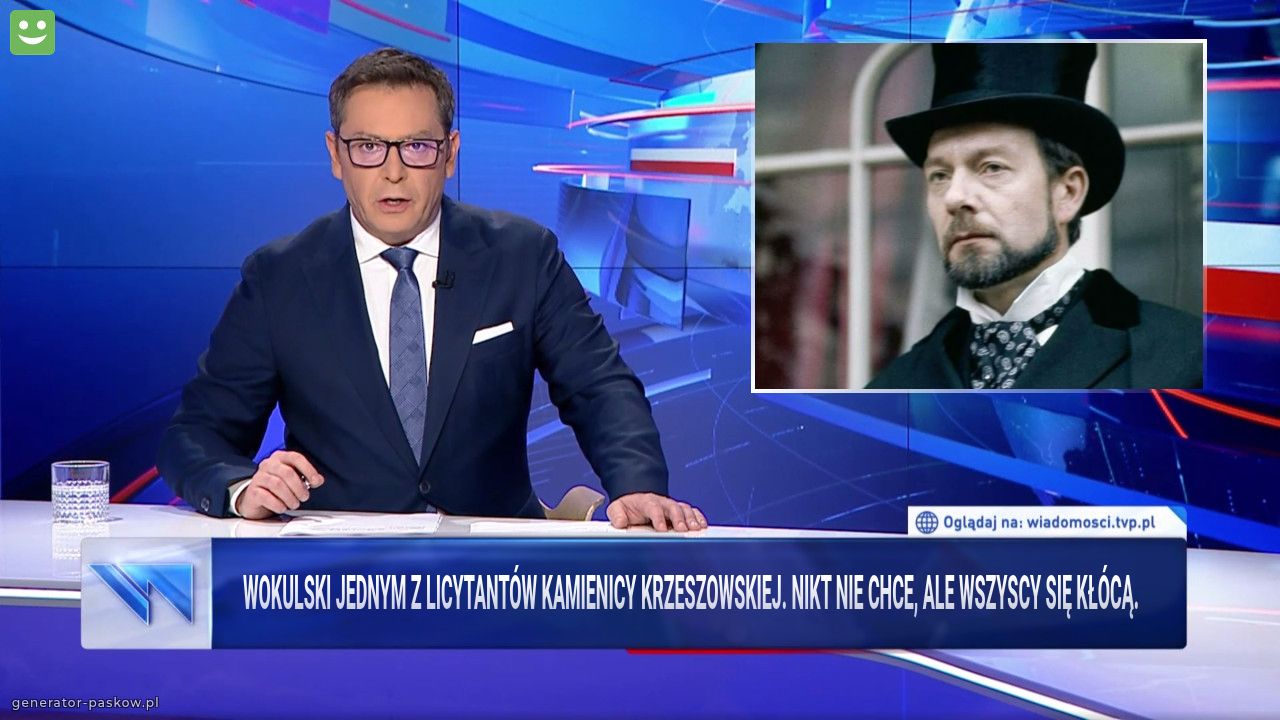 wokulski jednym z licytantów kamienicy krzeszowskiej. nikt nie chce, ale wszyscy się kłócą.