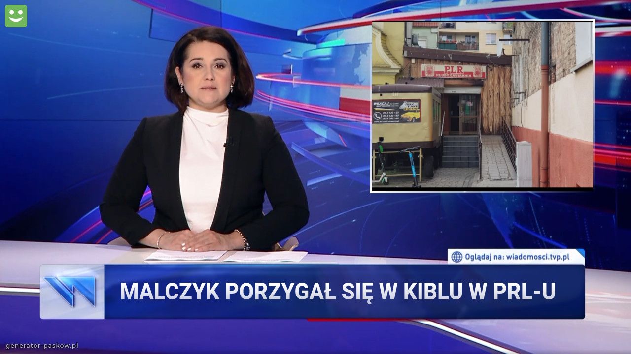 Malczyk porzygał się w kiblu w PRL-u 