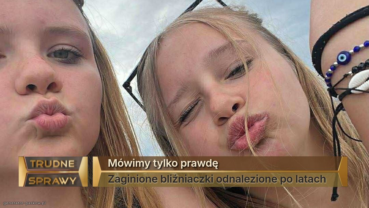 Mówimy tylko prawdę
Zaginione bliźniaczki odnalezione po latach
