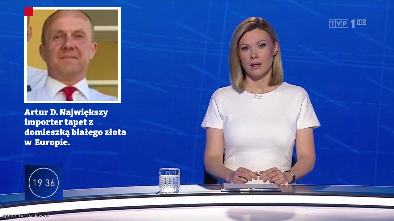 Artur D. Największy importer tapet z domieszką białego złota w  Europie.