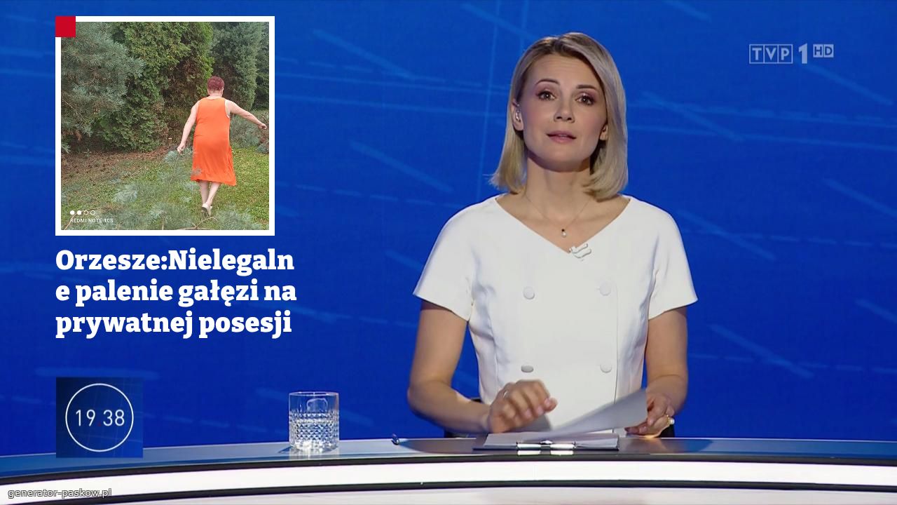 Orzesze:Nielegalne palenie gałęzi na prywatnej posesji