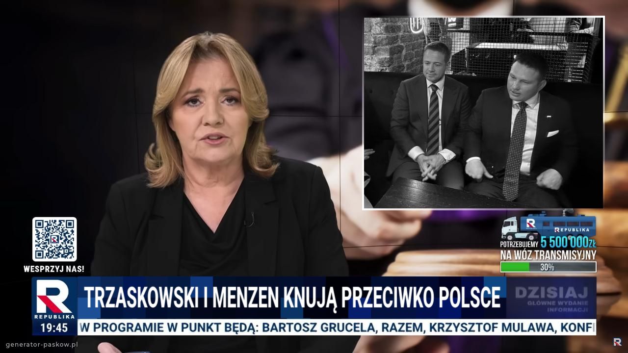 TRZASKOWSKI I MENZEN KNUJĄ PRZECIWKO POLSCE