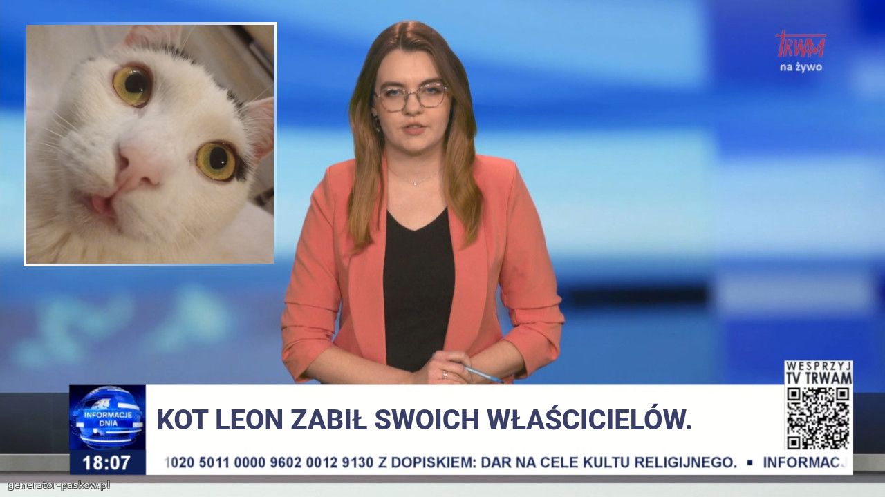 Kot Leon zabił swoich właścicielów.