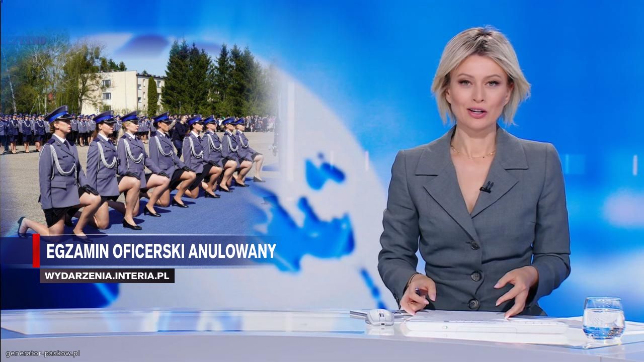 Egzamin oficerski anulowany