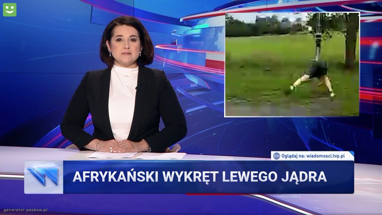 Afrykański wykręt lewego jądra 
