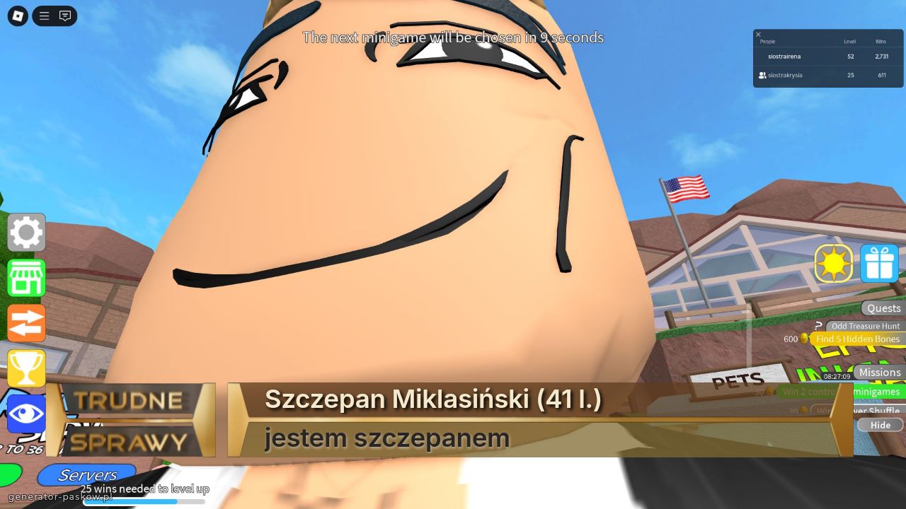 Szczepan Miklasiński (41 l.)
jestem szczepanem
