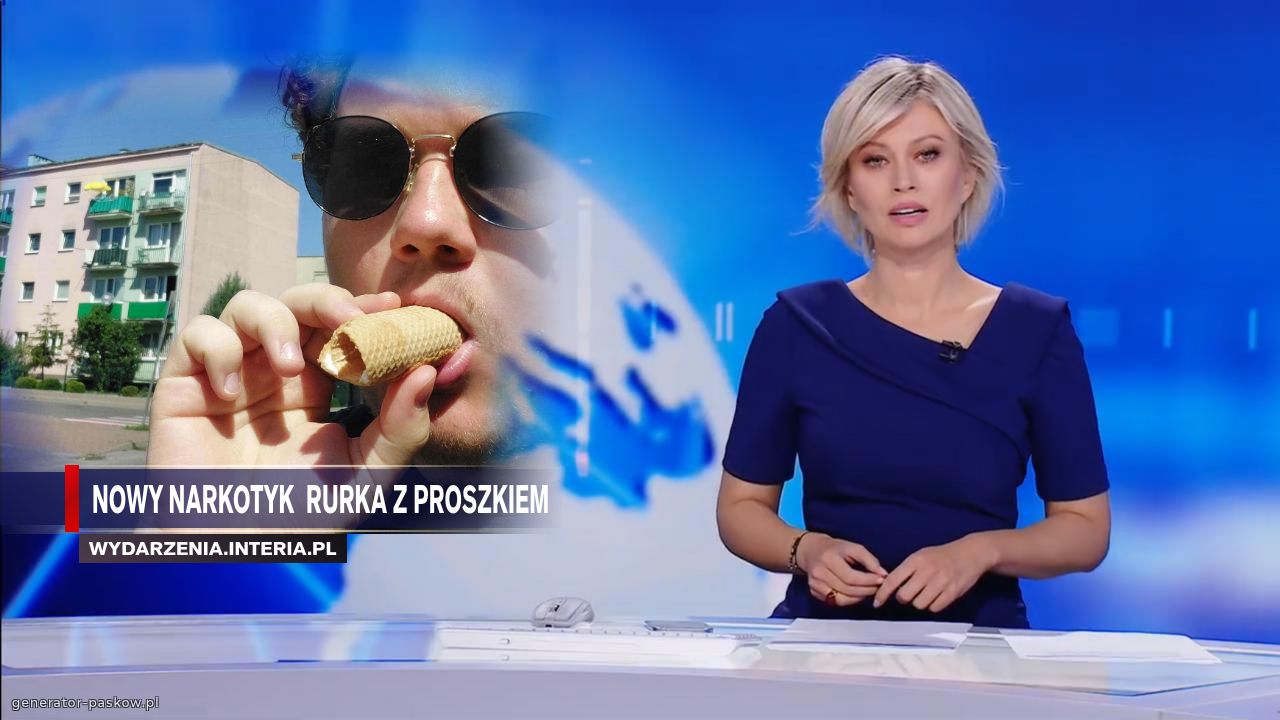 Nowy narkotyk  rurka z proszkiem