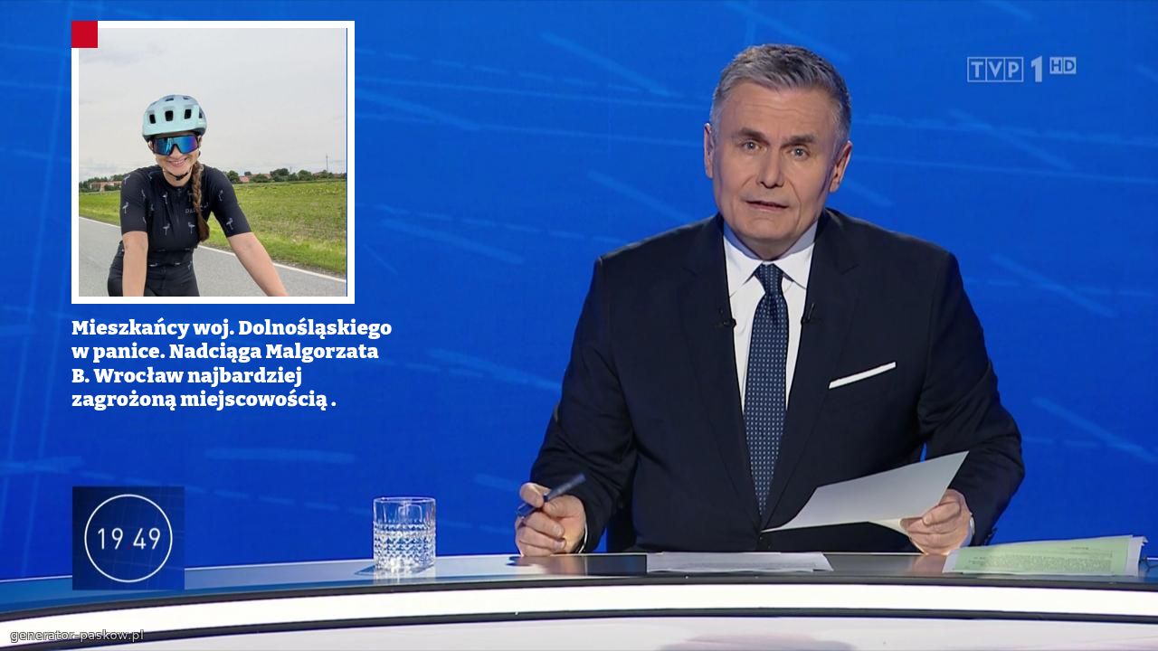 Mieszkańcy woj. Dolnośląskiego w panice. Nadciąga Malgorzata B. Wrocław najbardziej zagrożoną miejscowością .