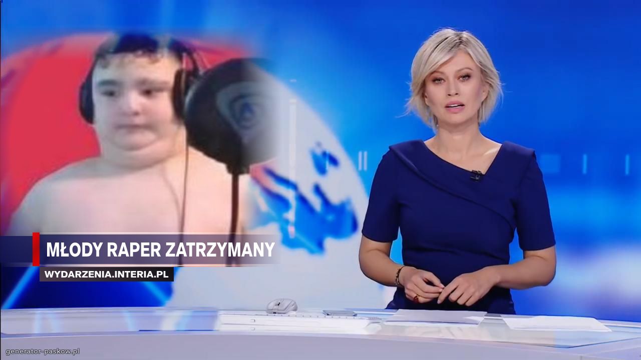 młody raper zatrzymany