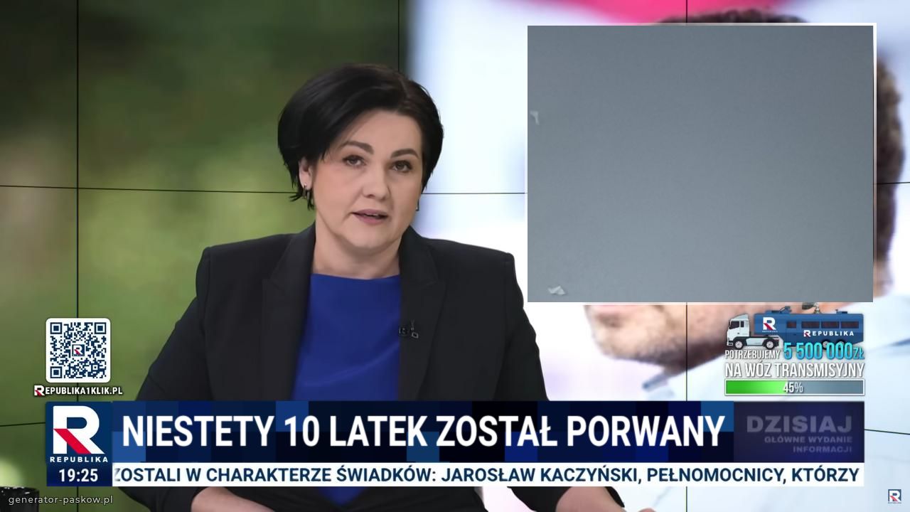 Niestety 10 latek został porwany