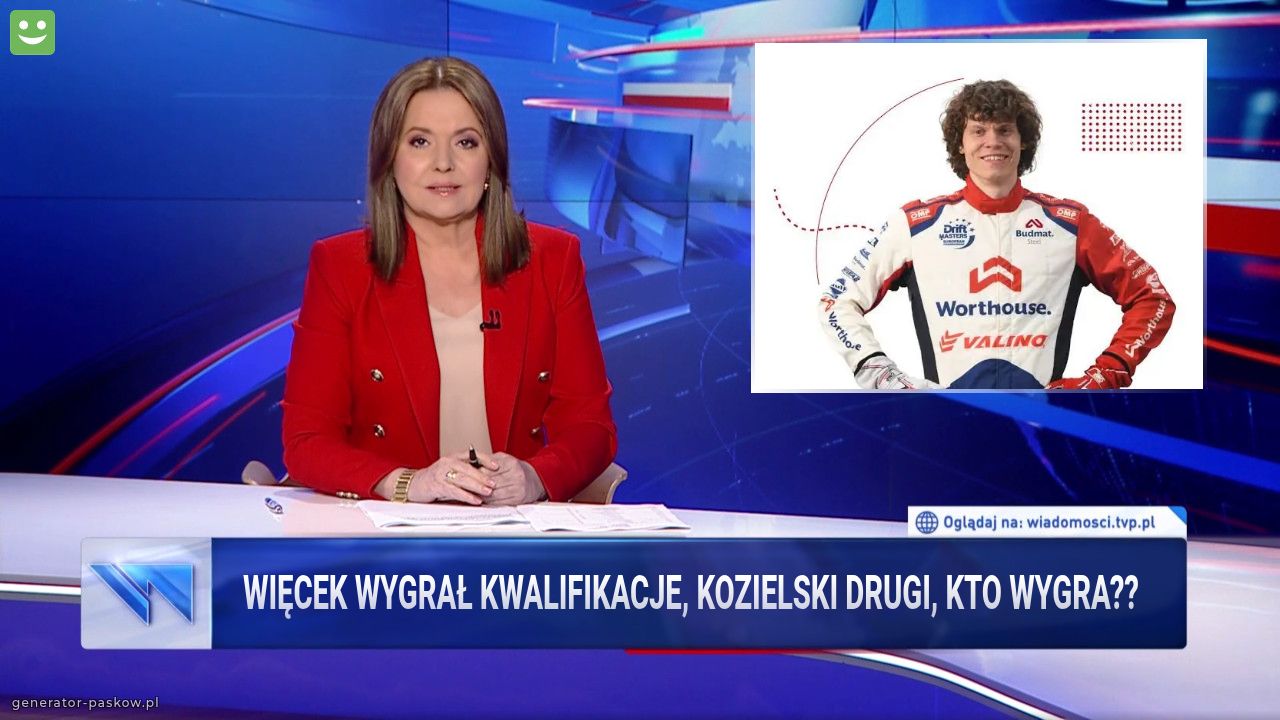 Więcek wygrał kwalifikacje, kozielski drugi, kto wygra??