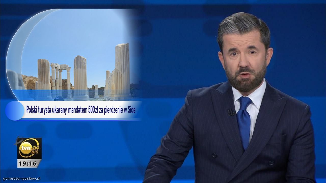 Polski turysta ukarany mandatem 500zł za pierdzenie w Side
