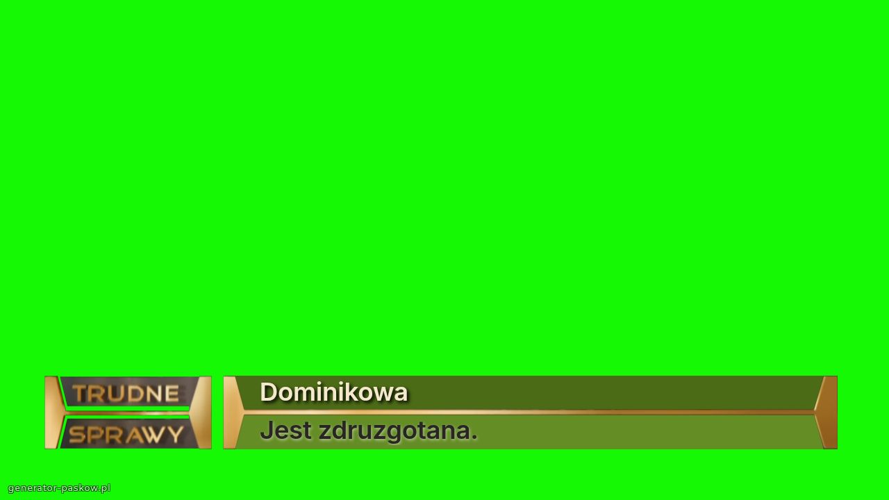 Dominikowa
Jest zdruzgotana.