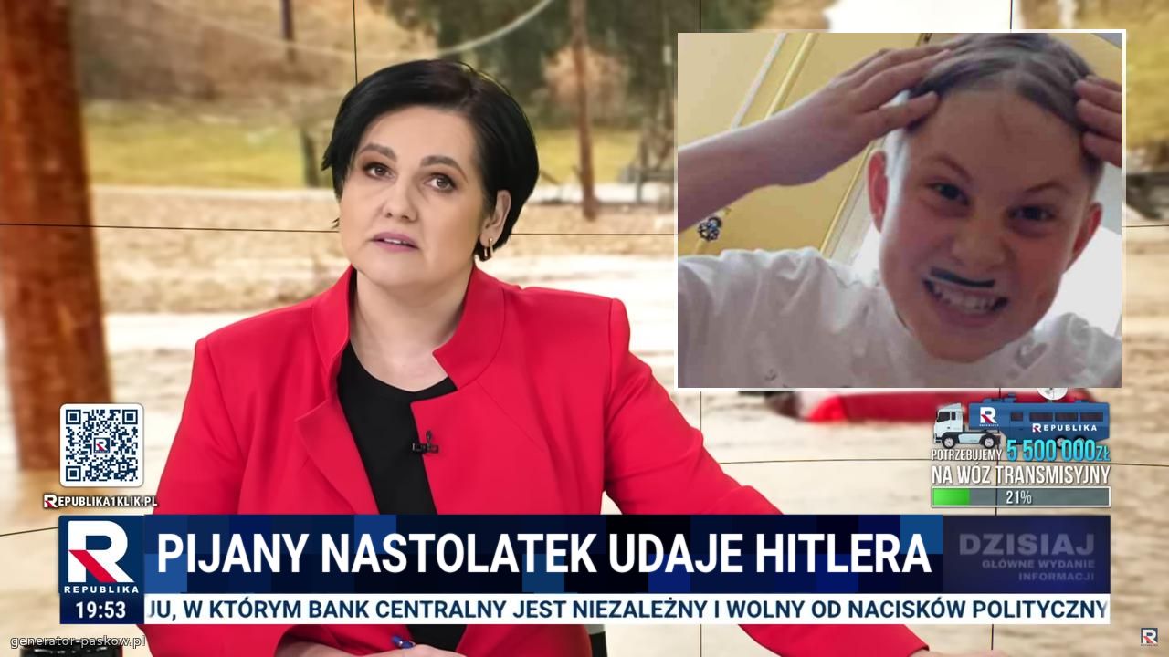 Pijany nastolatek udaje Hitlera