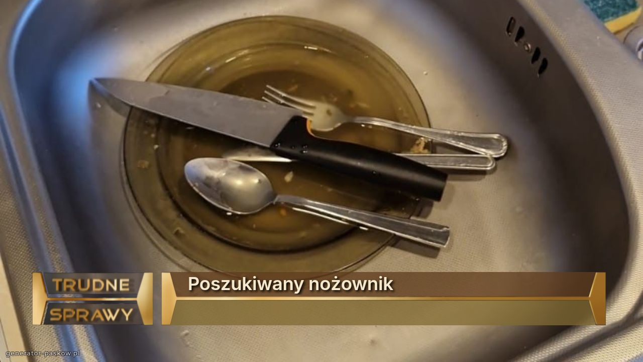 Poszukiwany nożownik 
