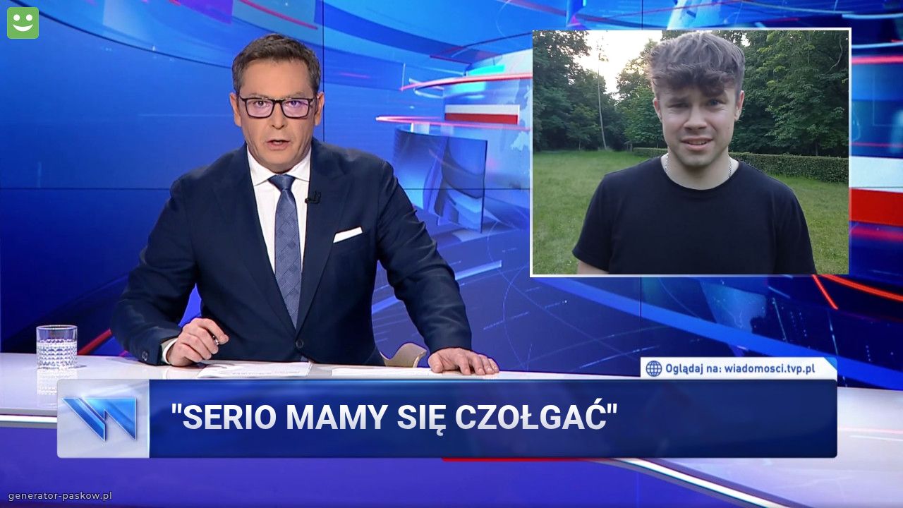 "Serio mamy się czołgać"
