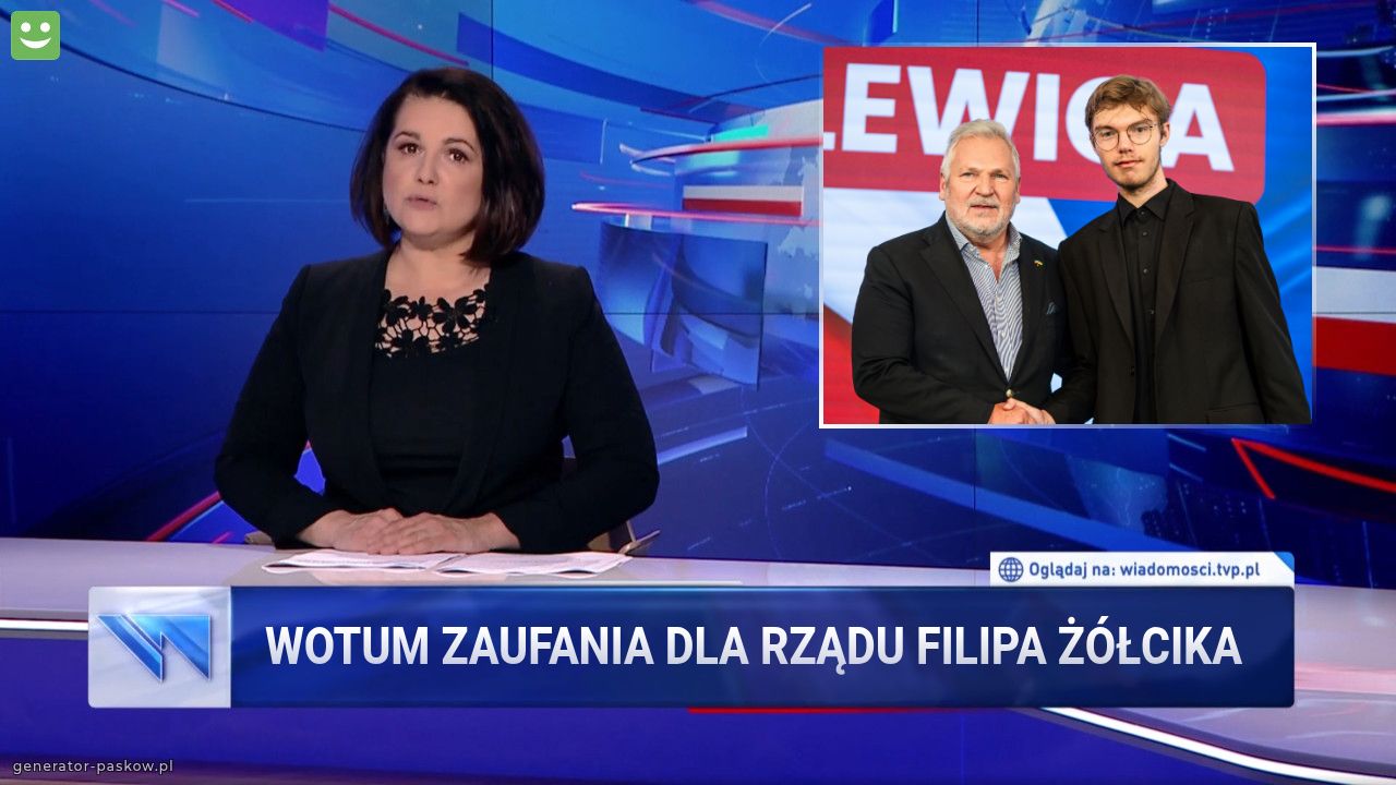 WOTUM zaufania dla rządu filipa żółcika