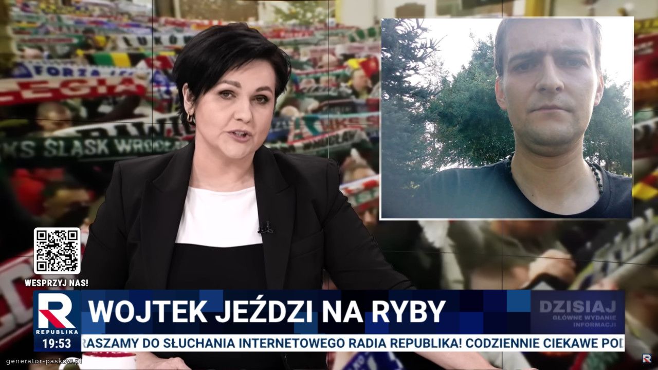 Wojtek jeździ na ryby