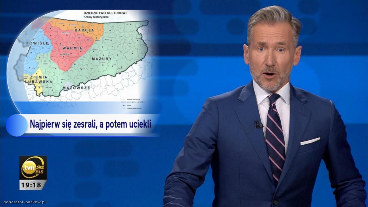 Najpierw się zesrali, a potem uciekli 