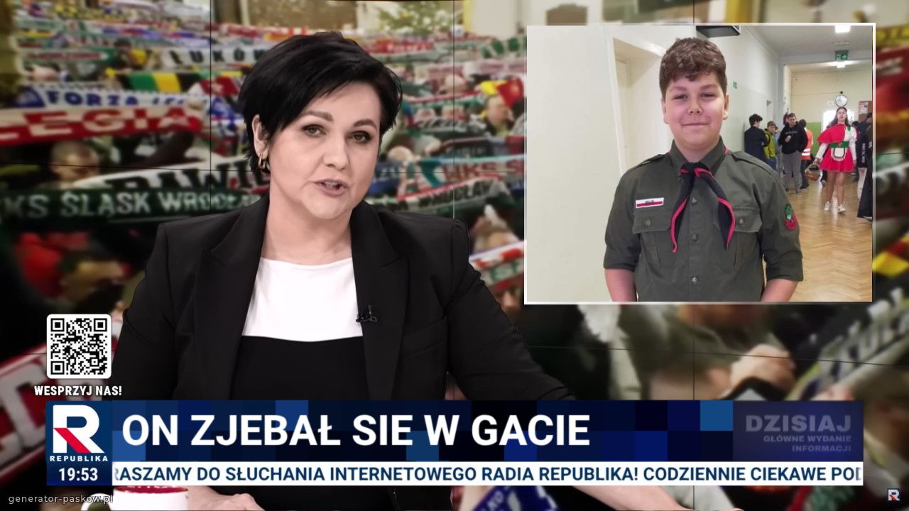 on zjebał sie w gacie 
