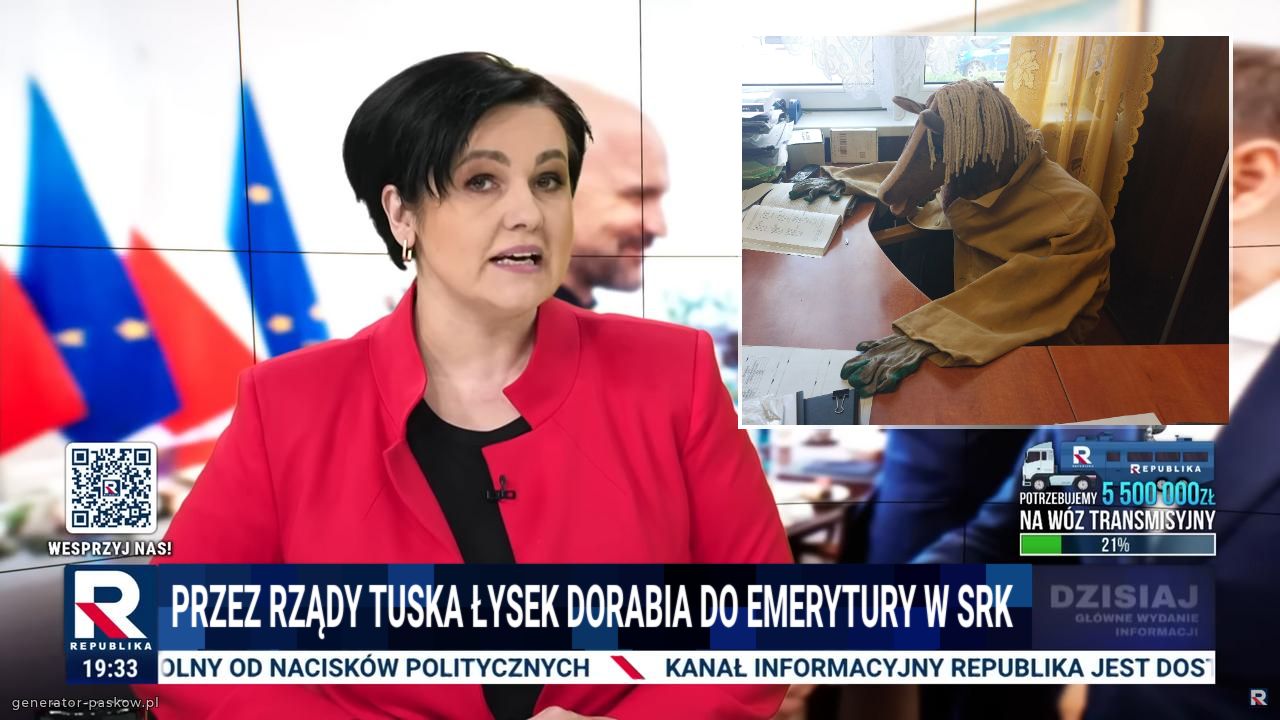 Przez rządy tuska Łysek dorabia do emerytury w srk 