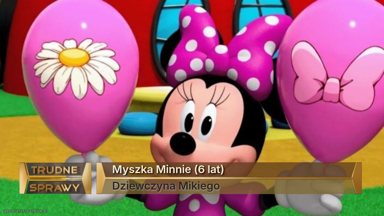 Myszka Minnie (6 lat)
Dziewczyna Mikiego