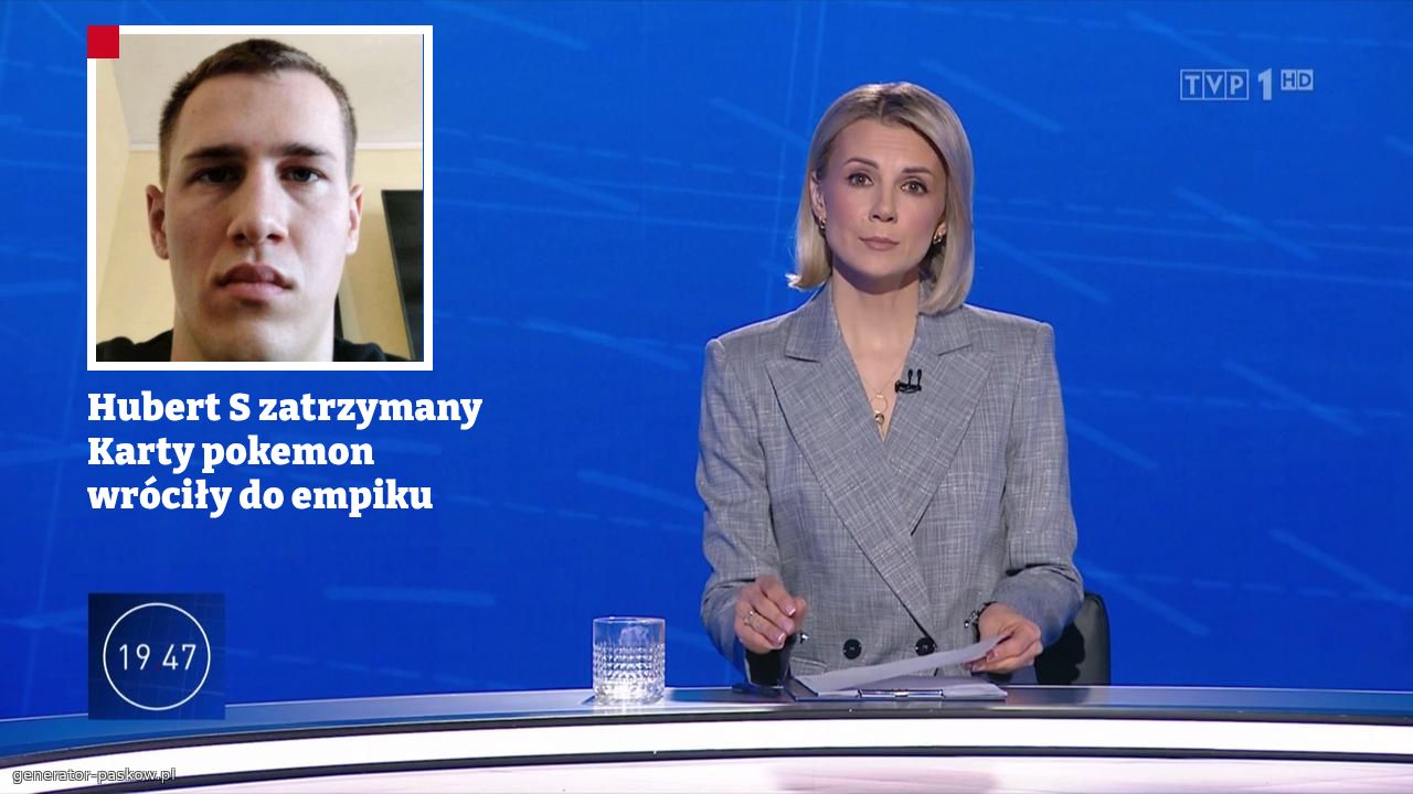 Hubert S zatrzymany 
Karty pokemon wróciły do empiku 