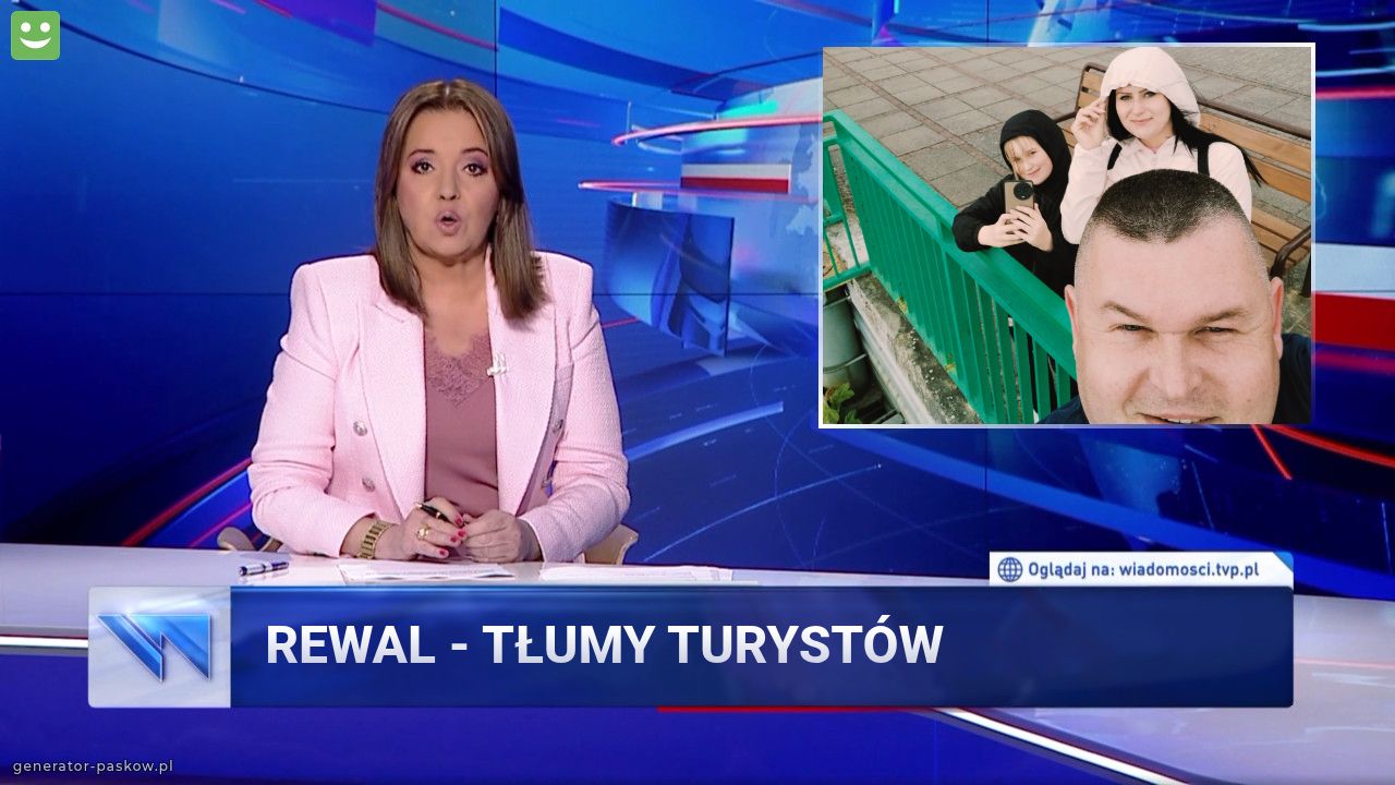 Rewal - Tłumy turystów