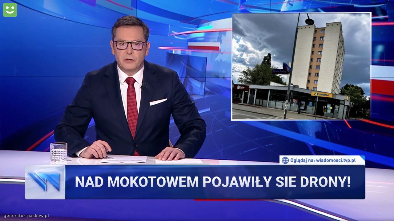 Nad mokotowem pojawiły sie drony!